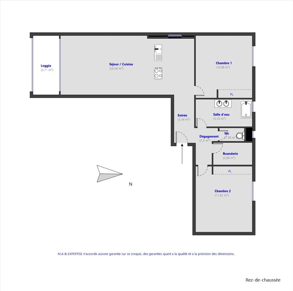 2-bedroom apartment with pool, photo 5 of 10