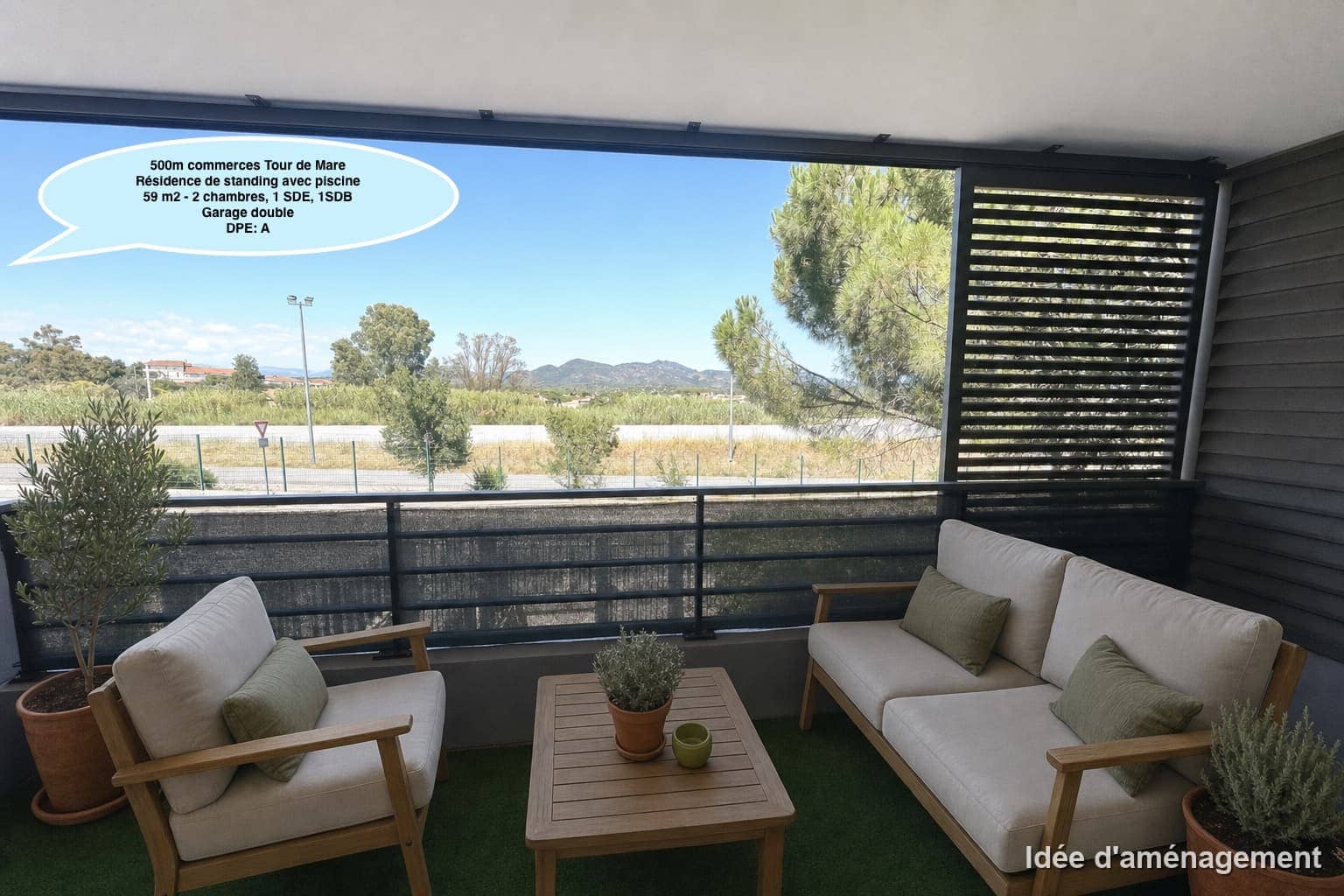 2-bedroom apartment with pool, photo 2 of 10
